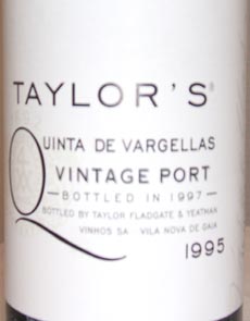1995 Taylors Quinta de Vargellas Vintage Port 1995