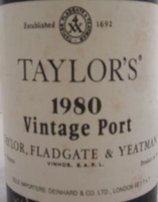 1980 Taylors Vintage Port 1980 MAGNUM