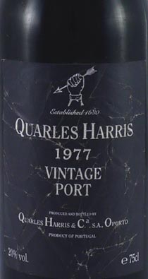 1977 Quarles Harris Vintage Port 1977
