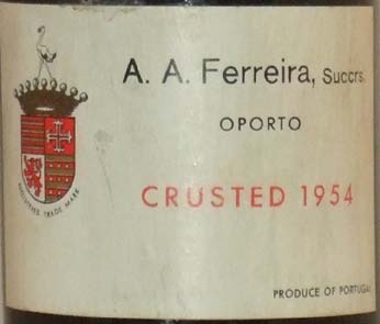 1954 Ferreira Crusted Vintage Port 1954