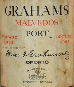 1962 Grahams Malvedos Vintage Port 1962