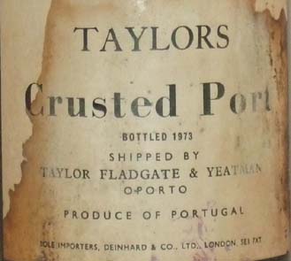 1973 Taylors Crusted Port Wine 1973 