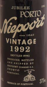 1992 Niepoort Vintage Port 1992 (1/2 bottle)