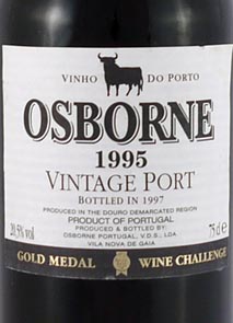 1995 Osborne Vintage Port 1995