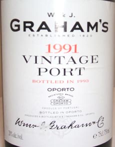 1991 Grahams Late Bottled Vintage Port 1991