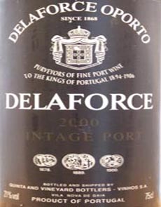2000 Delaforce Vintage Port 2000
