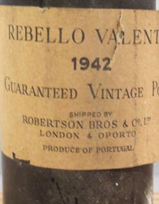 1942 Rebello Valente Vintage Port 1942