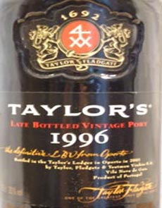 1996 Taylors Late Bottled Vintage Port 1996