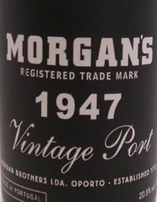1947 Morgan Vintage Port 1947