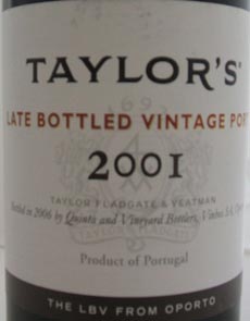 2001 Taylors LBV  Port 2001