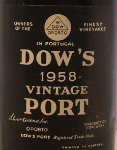 1958 Dows Vintage Port 1958