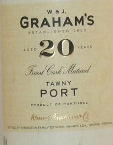 Grahams 20 year old Tawny Port