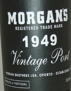 1949 Morgan Vintage Port 1949