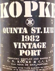 1982 Kopke Quinta St Luiz Vintage Port 1982