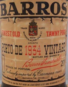1934 Barros Finest Old Tawny Port 1934