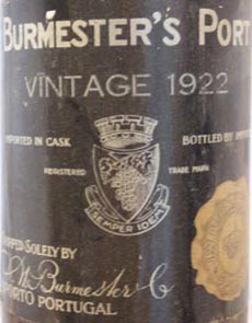 1922 Schofield's Vintage Port 1922 1/2 bottle