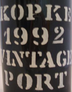 1992 Delaforce Vintage Port 1992