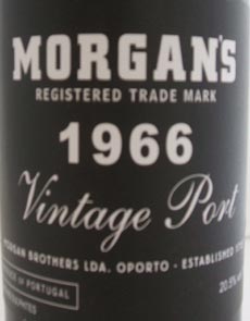 1966 Morgan Vintage Port 1966