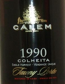 1990 Calem Colheita Port 1990 