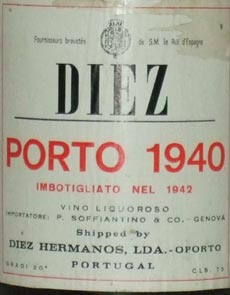 1940 Diez Vintage Port 1940