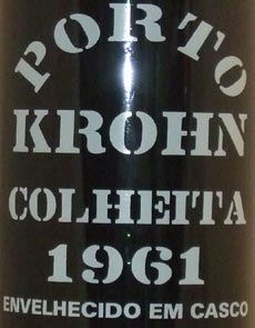 1961 Krohn Colheita Port 1961