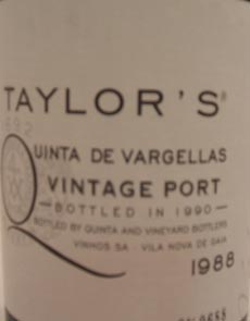 1989 Cruz Vintage Port 1989