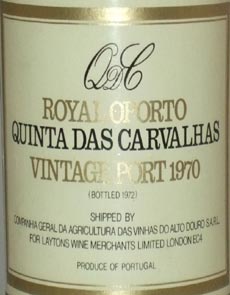 1970 Royal Oporto Quinta Das Carvalhas Vintage Port 1970