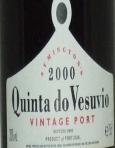 2000 Quinta do Vesuvio Vintage Port 2000
