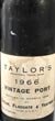 1966 Taylors Vintage Port 1966