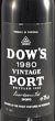 1980 Dows Vintage Port 1980