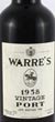 1958 Warres Vintage Port 1958