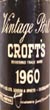 1960 Croft Vintage Port 1960 (1/2 BOTTLE)