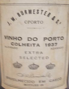 1937 JW Burmester Colheita Port 1937