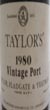 1980 Taylors Vintage Port 1980 MAGNUM